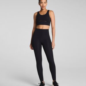 SPANXshape? BodyLine Sheerious Full-Length Leggings with Mid-Tummy Compression | Very Black
