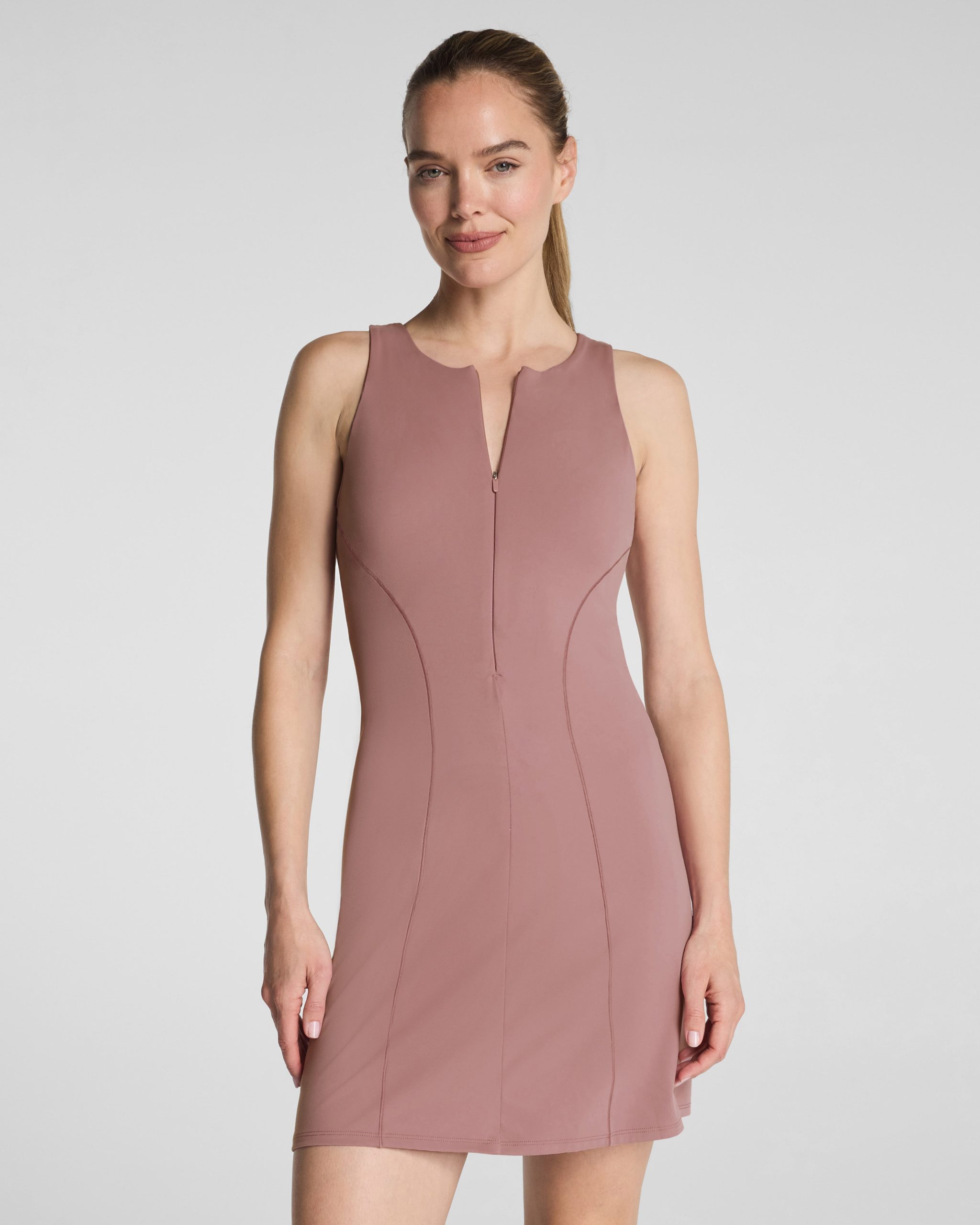SPANXshape? PowerPlay Zip Front Dress | Rosa - Image 4