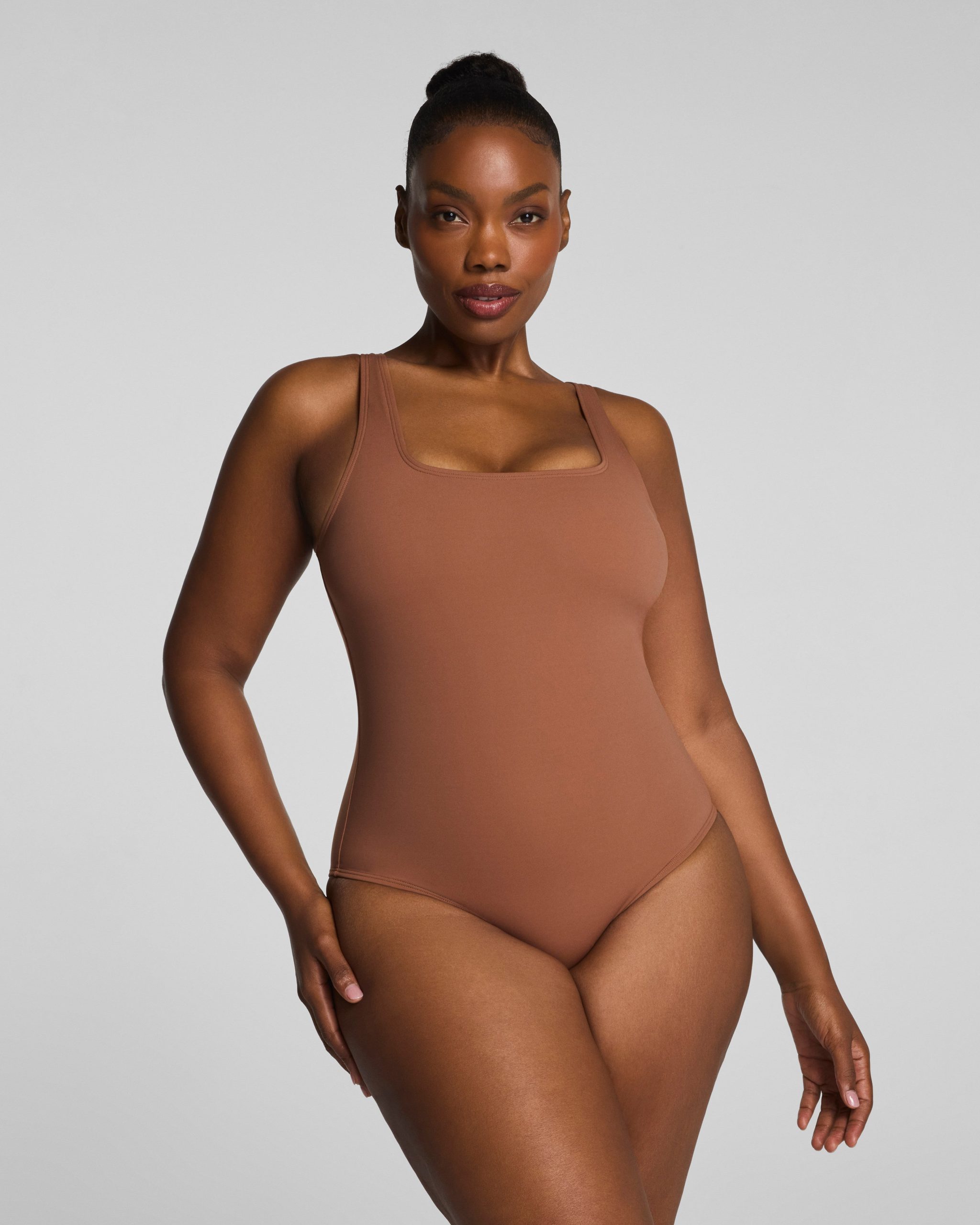 SPANXsculpt? Swim Square Neck One Piece | Caraway