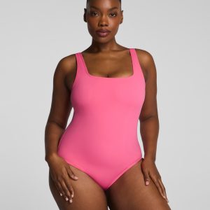SPANXsculpt? Swim Square Neck One Piece | Hibiscus
