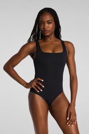SPANXsculpt? Swim Square Neck One Piece | Very Black