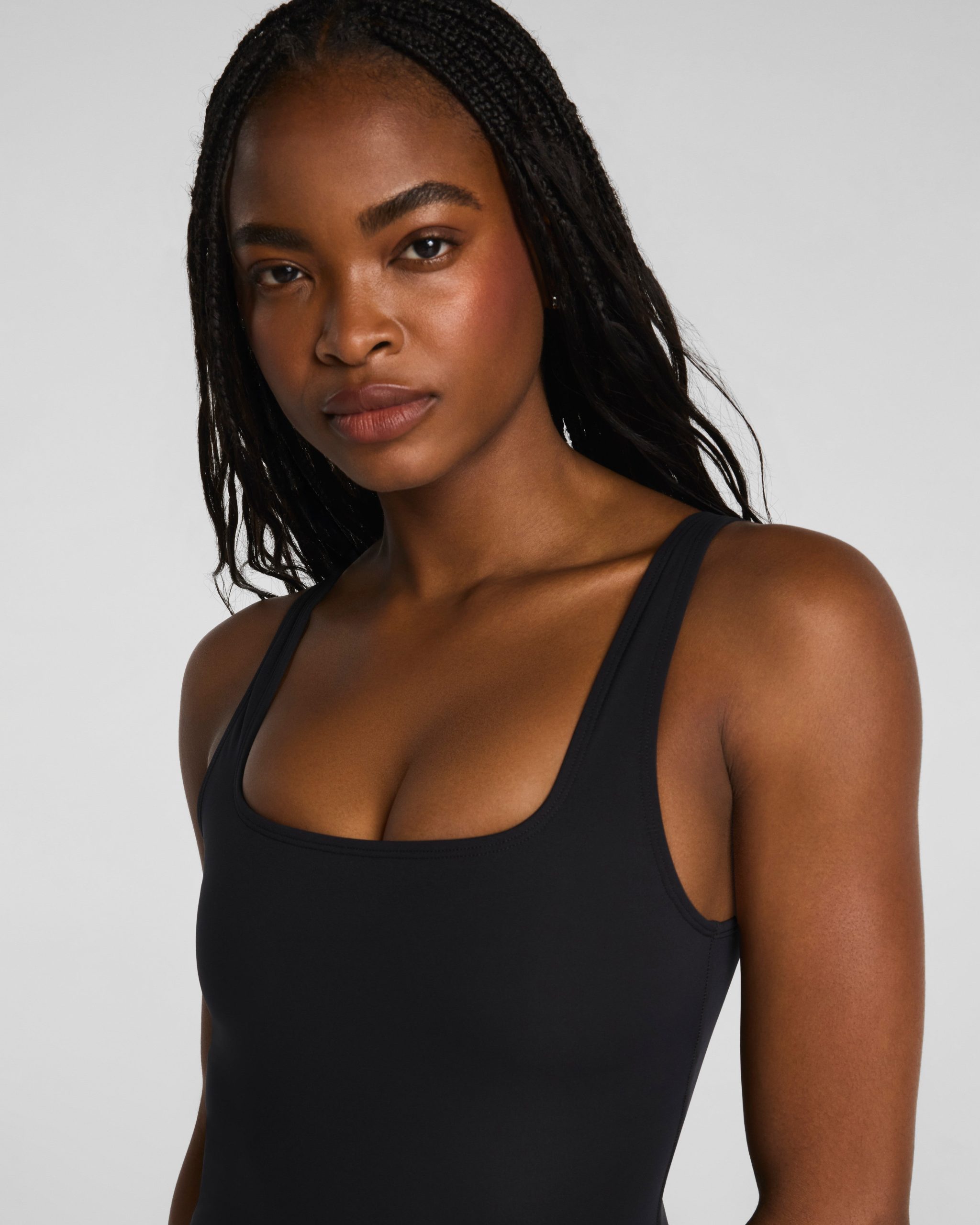 SPANXsculpt? Swim Square Neck One Piece | Very Black - Image 3