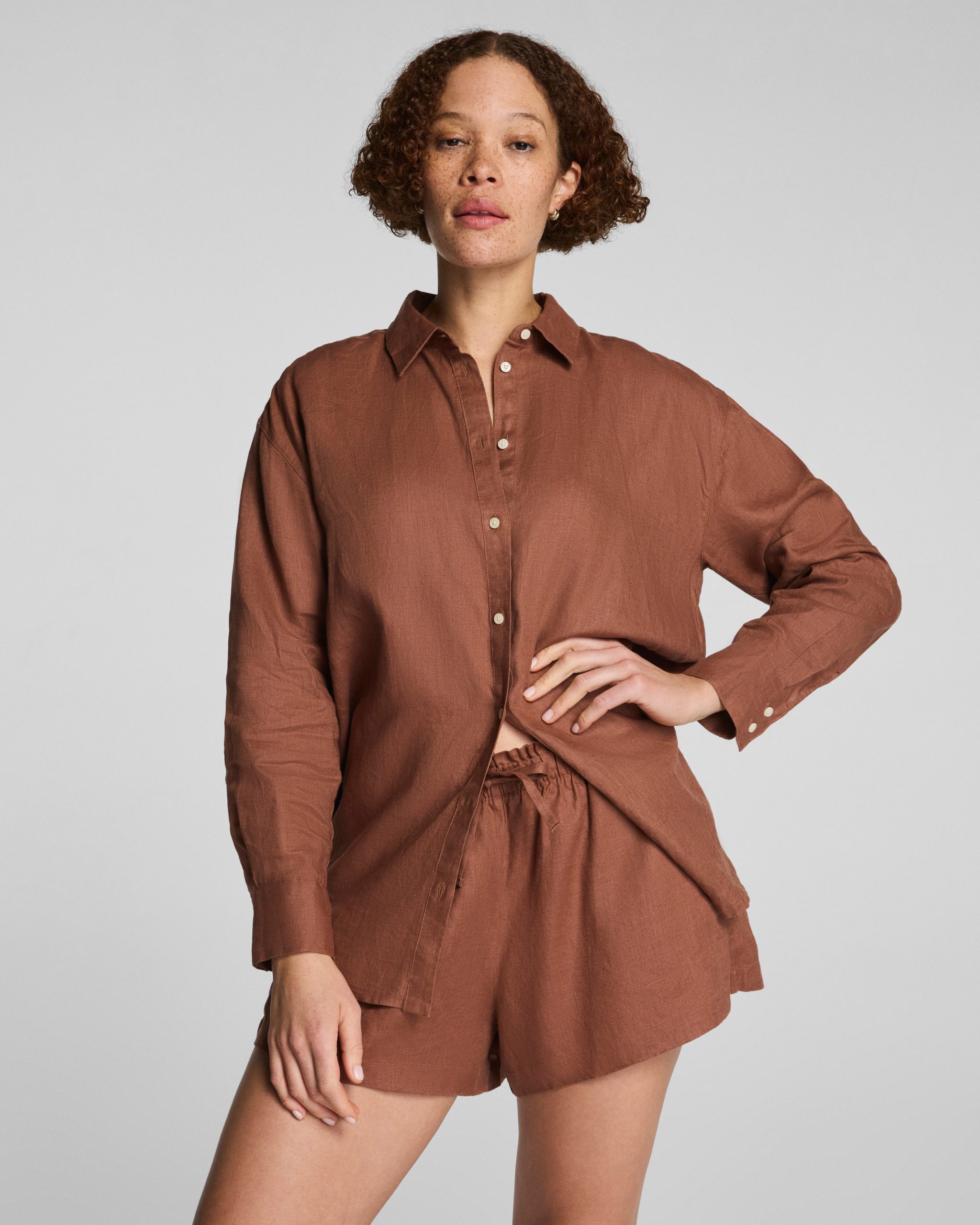 SPANX? Beach Button Down | Caraway