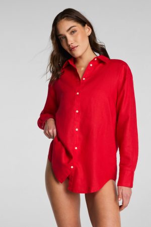 SPANX? Beach Button Down | SPANX? Red