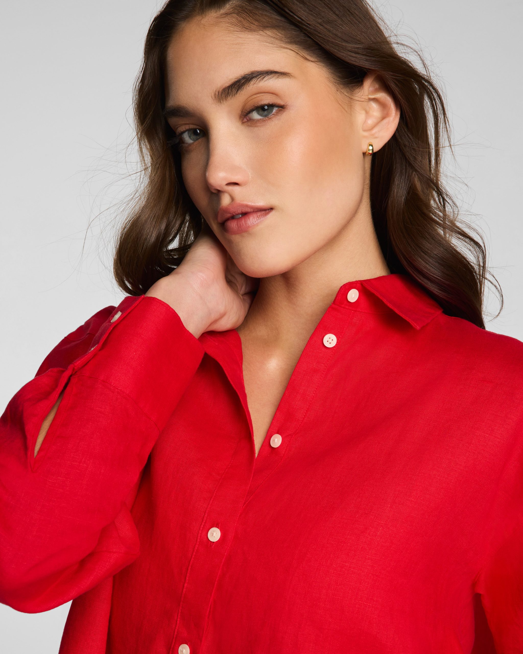 SPANX? Beach Button Down | SPANX? Red - Image 3