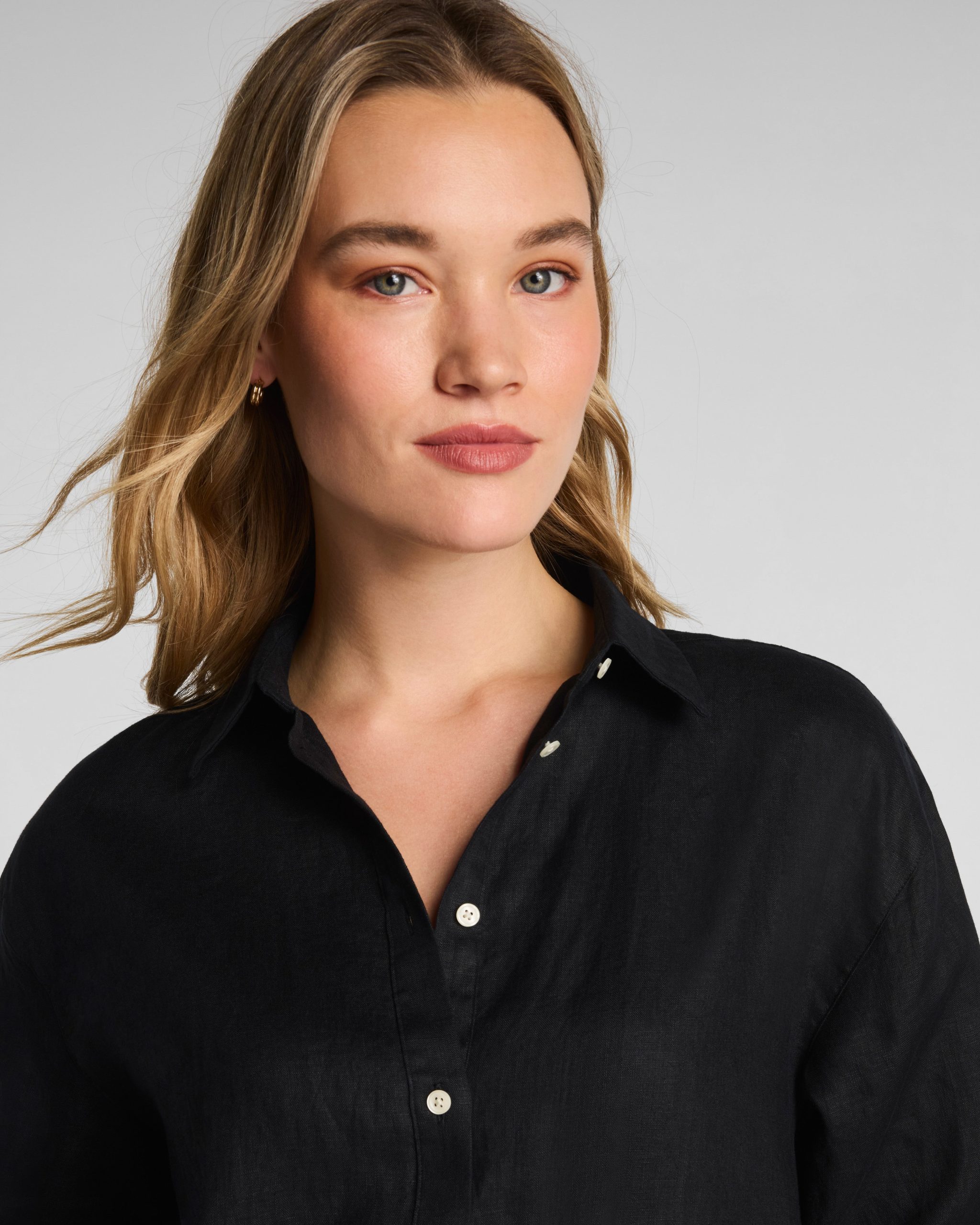 SPANX? Beach Button Down | Very Black - Image 3