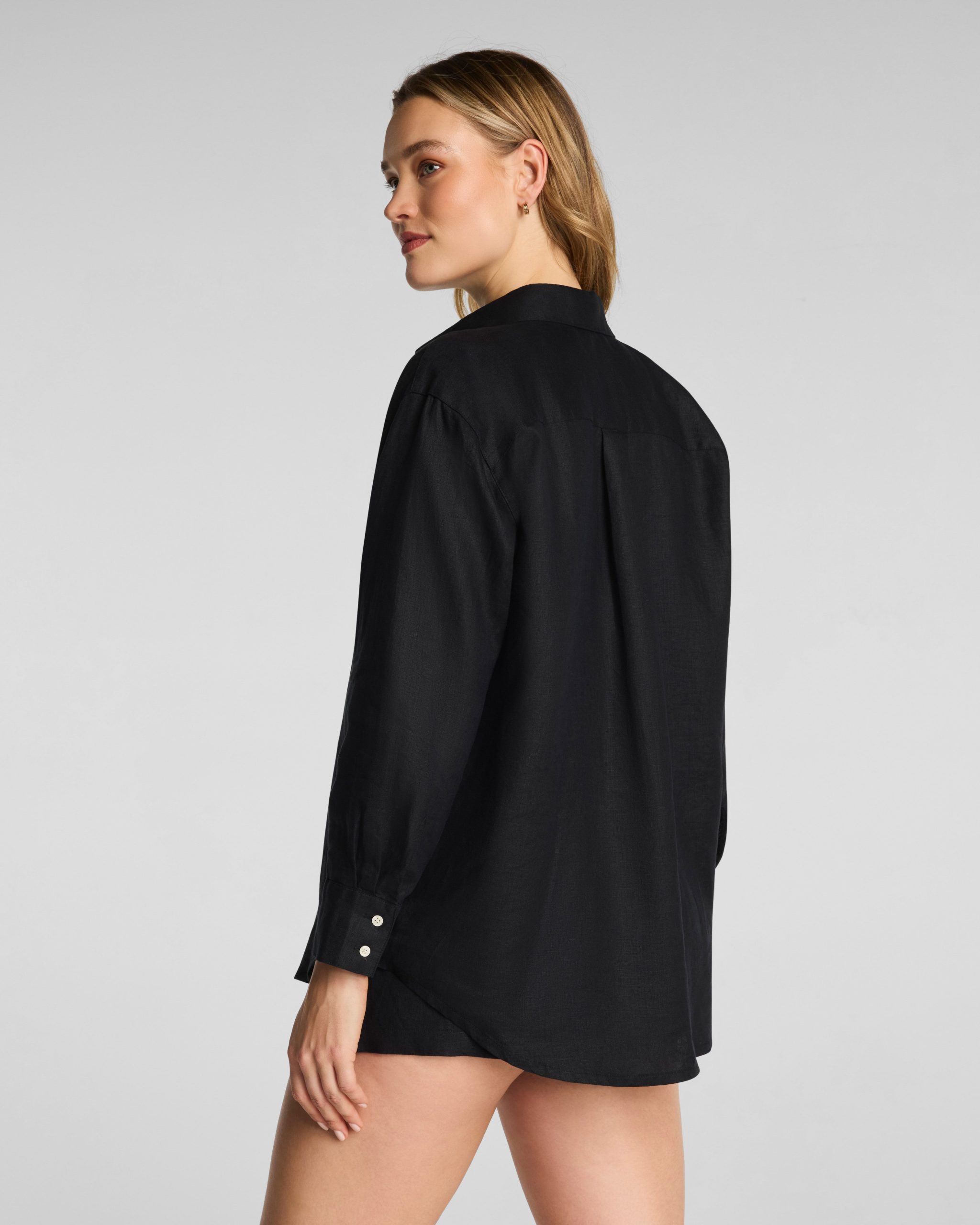 SPANX? Beach Button Down | Very Black - Image 2