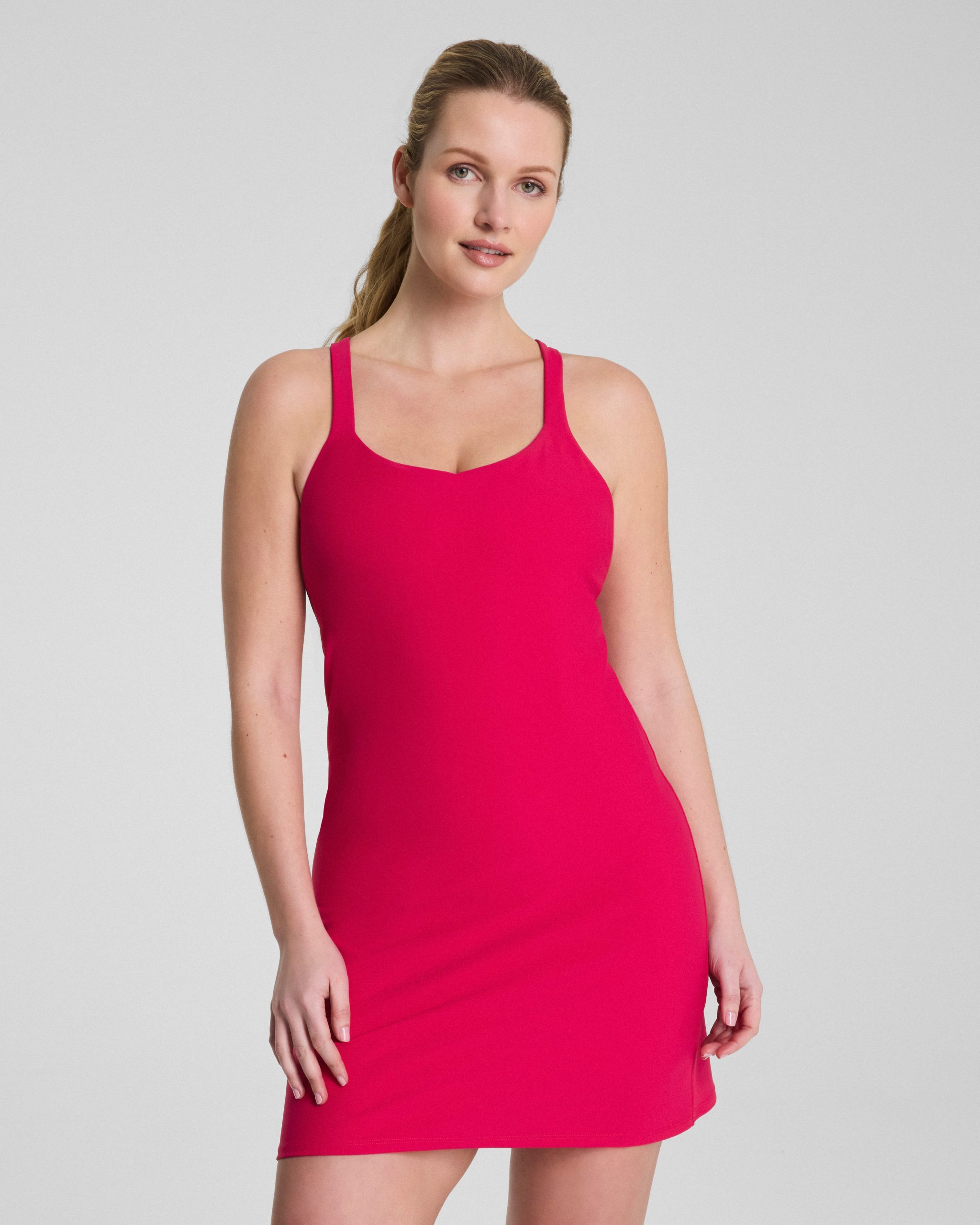 SPANXshape? BoostUp Strappy Back Dress | Fuchsia - Image 4