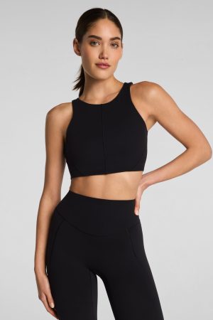 SPANX? PowerPlay Open Back Sports Bra | Very Black