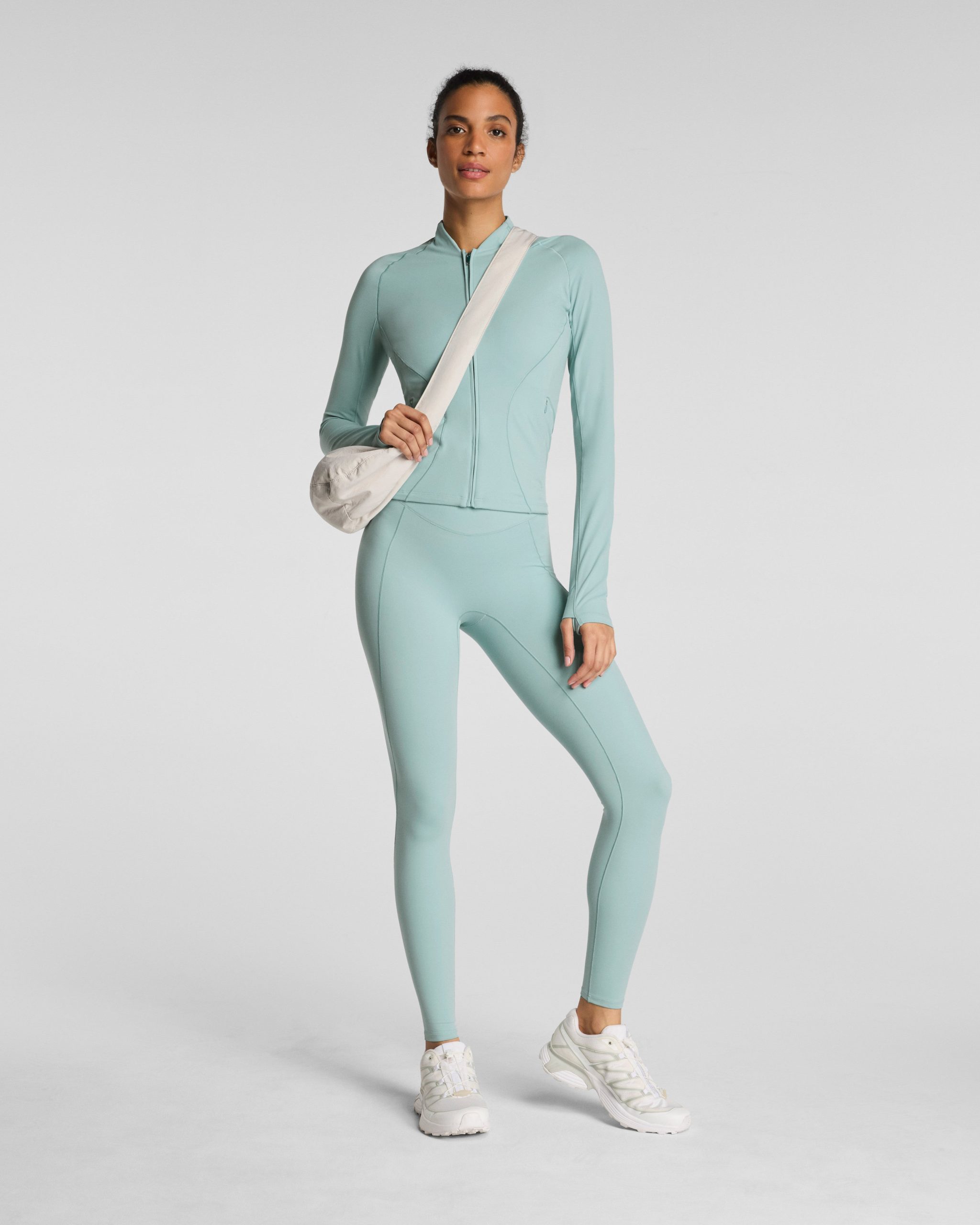 SPANX? PowerPlay Contour Full Zip Jacket | Wave - Image 4