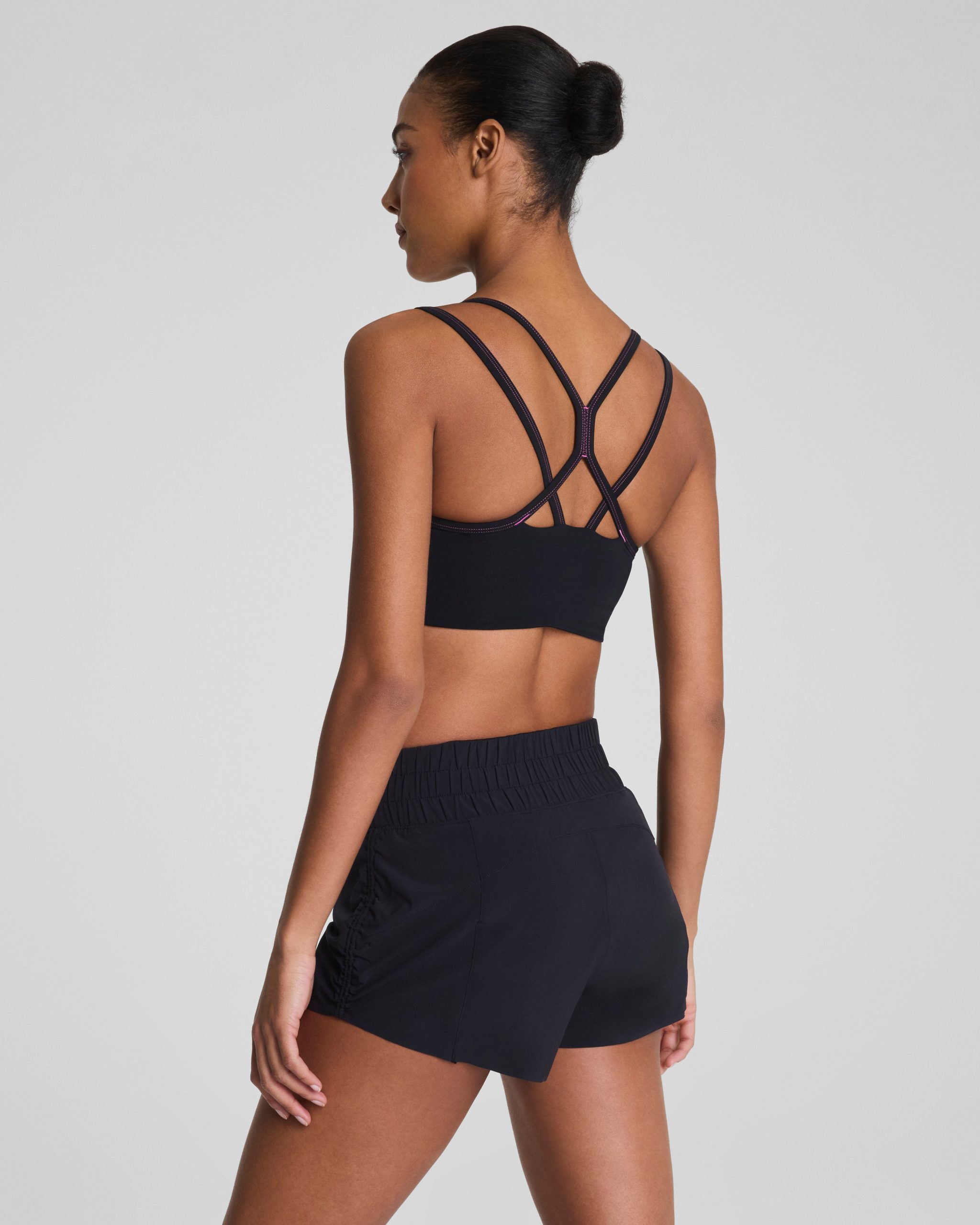 SPANX? BoostUp Low Impact Sports Bra with StayCool Tech | Very Black - Image 2