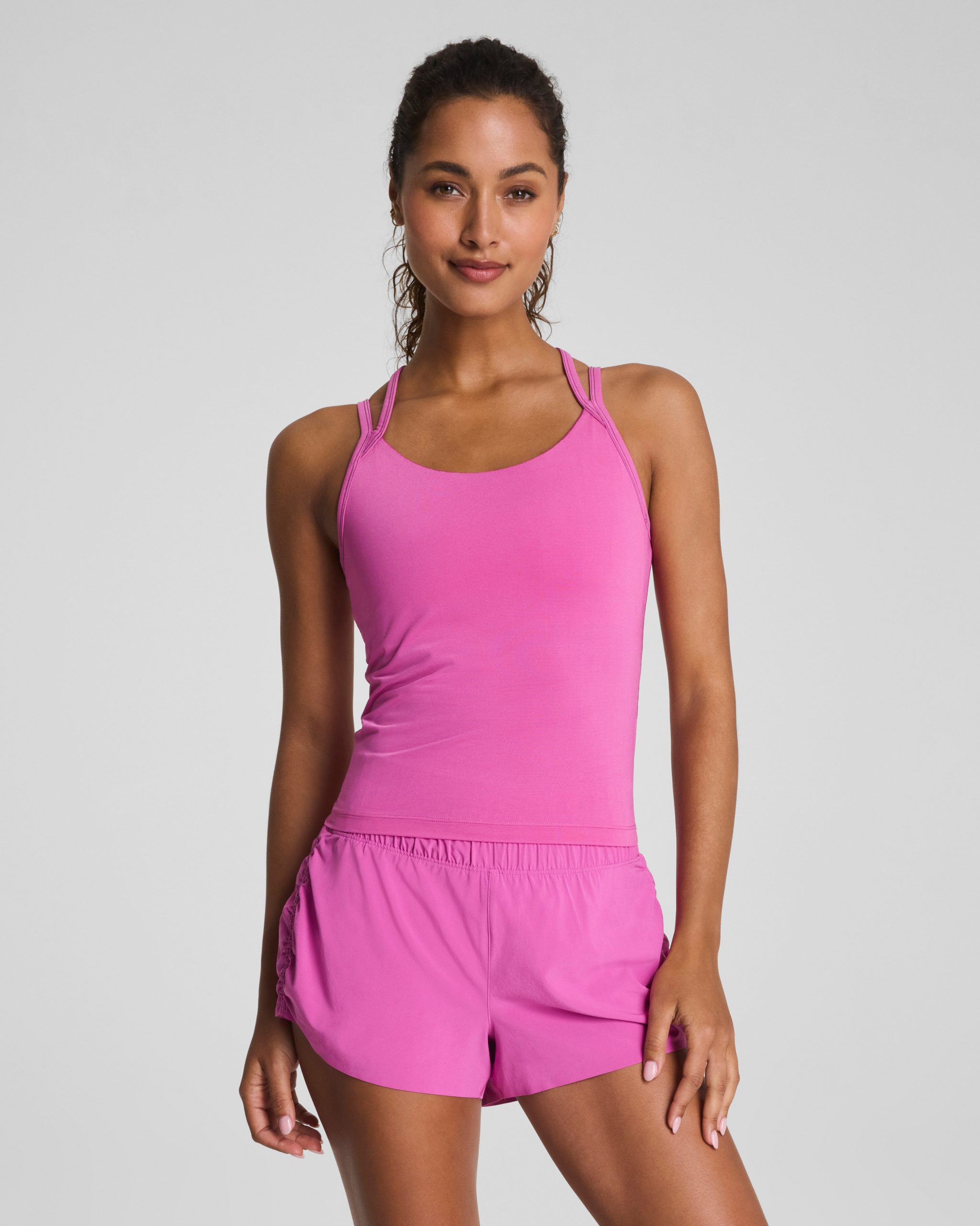 SPANX? BoostUp Scoop Neck Shelf Tank with StayCool Tech | Aurora
