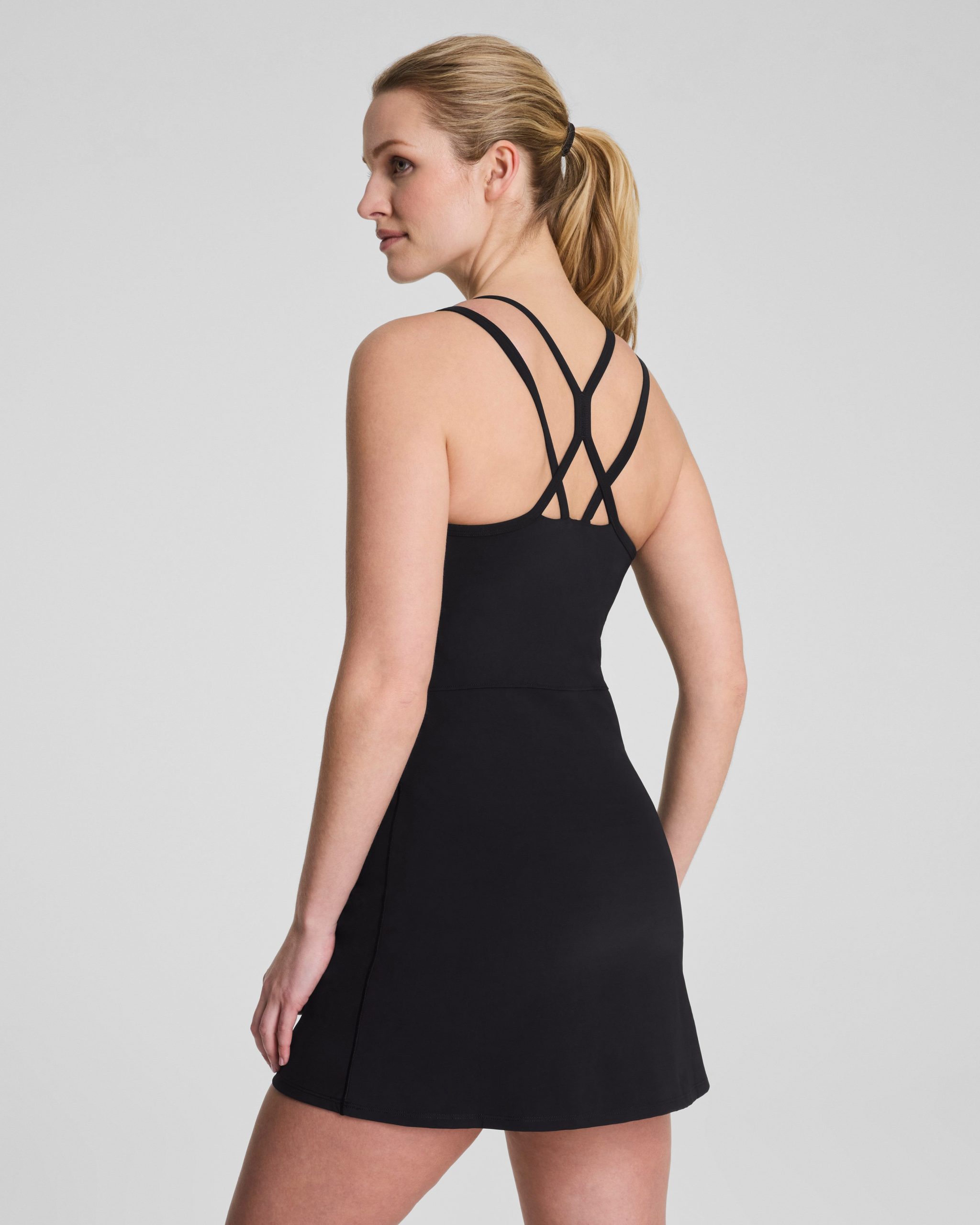 SPANXshape? BoostUp Scoop Neck Dress with StayCool Tech | Very Black - Image 2