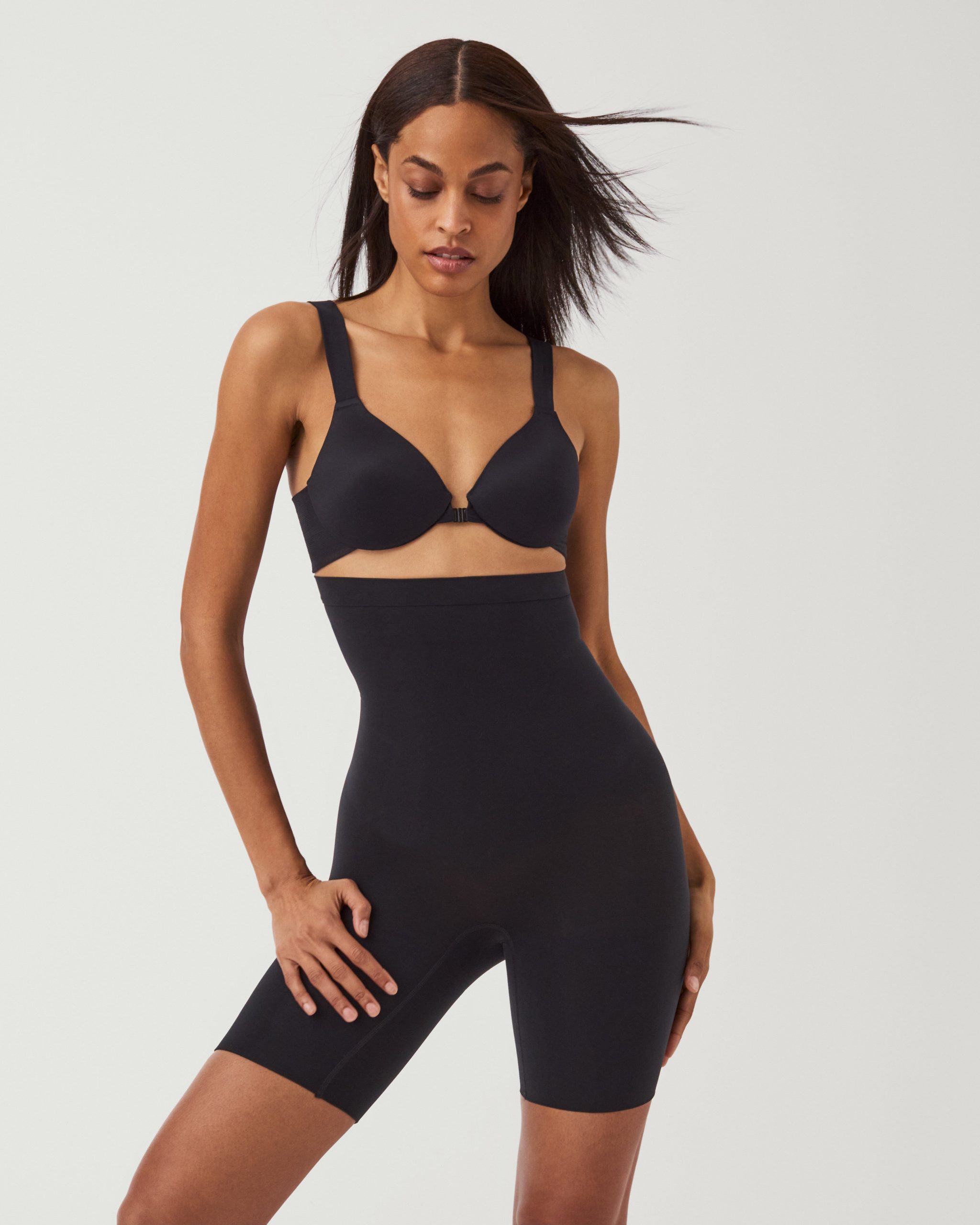 SPANXsculpt? Seamless Power High-Waisted Mid-Thigh Short | Very Black