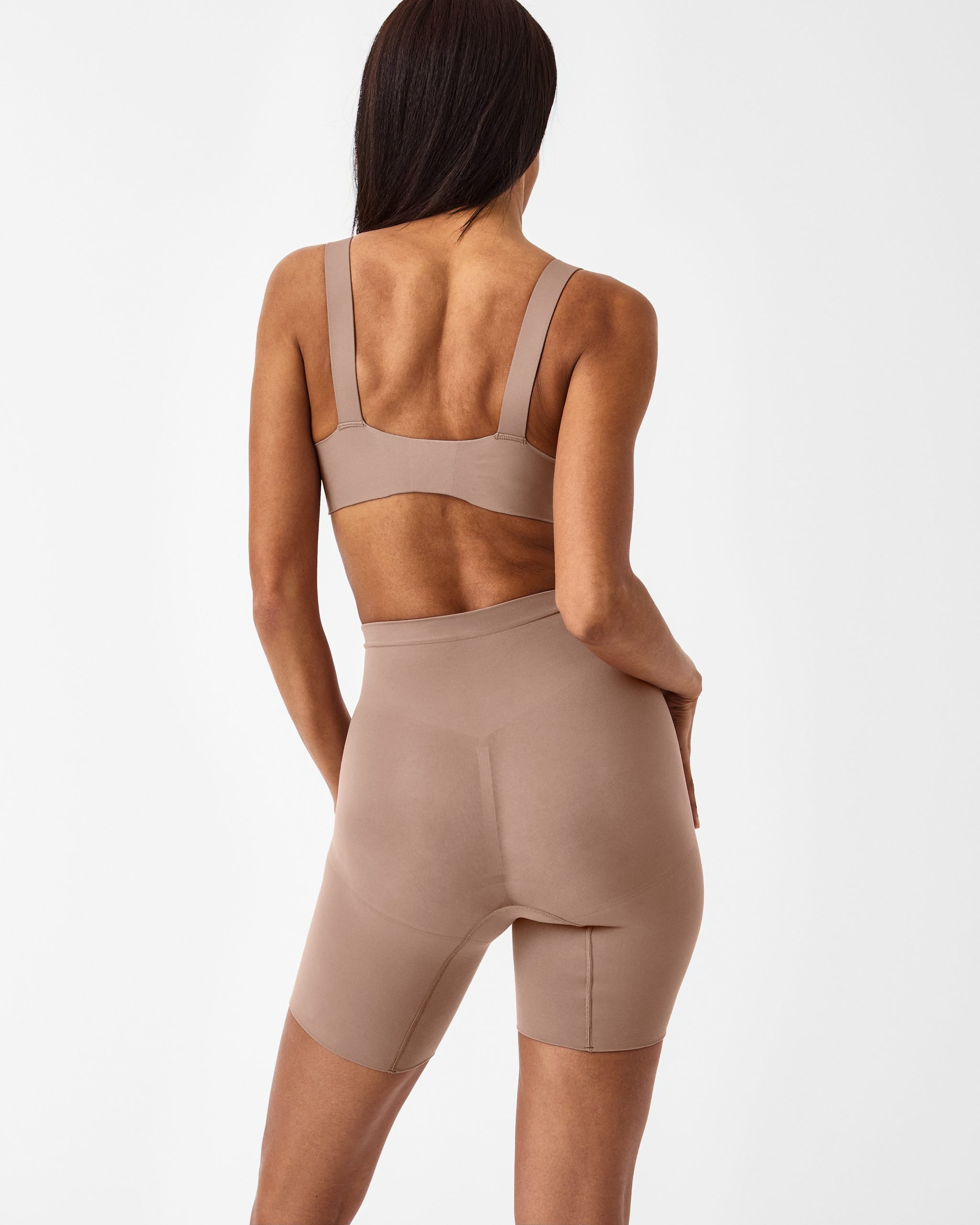 SPANXsculpt? Seamless Power Mid-Thigh Short | Cafe Au Lait - Image 3