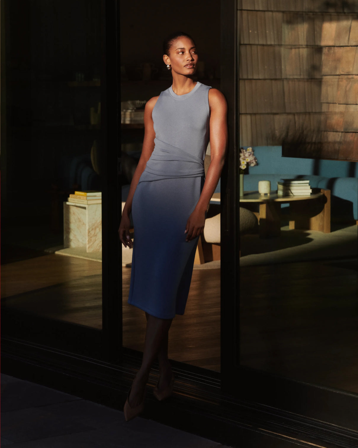 SPANX AirEssentials? Draped Tank Midi Dress - Image 3