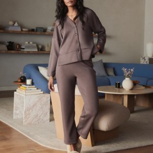 SPANX AirEssentials? Slim Straight Pant | Dark Cacao