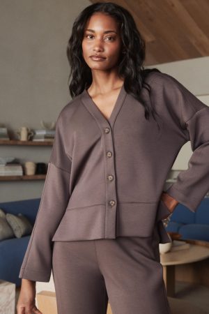 SPANX AirEssentials? Cardigan | Dark Cacao