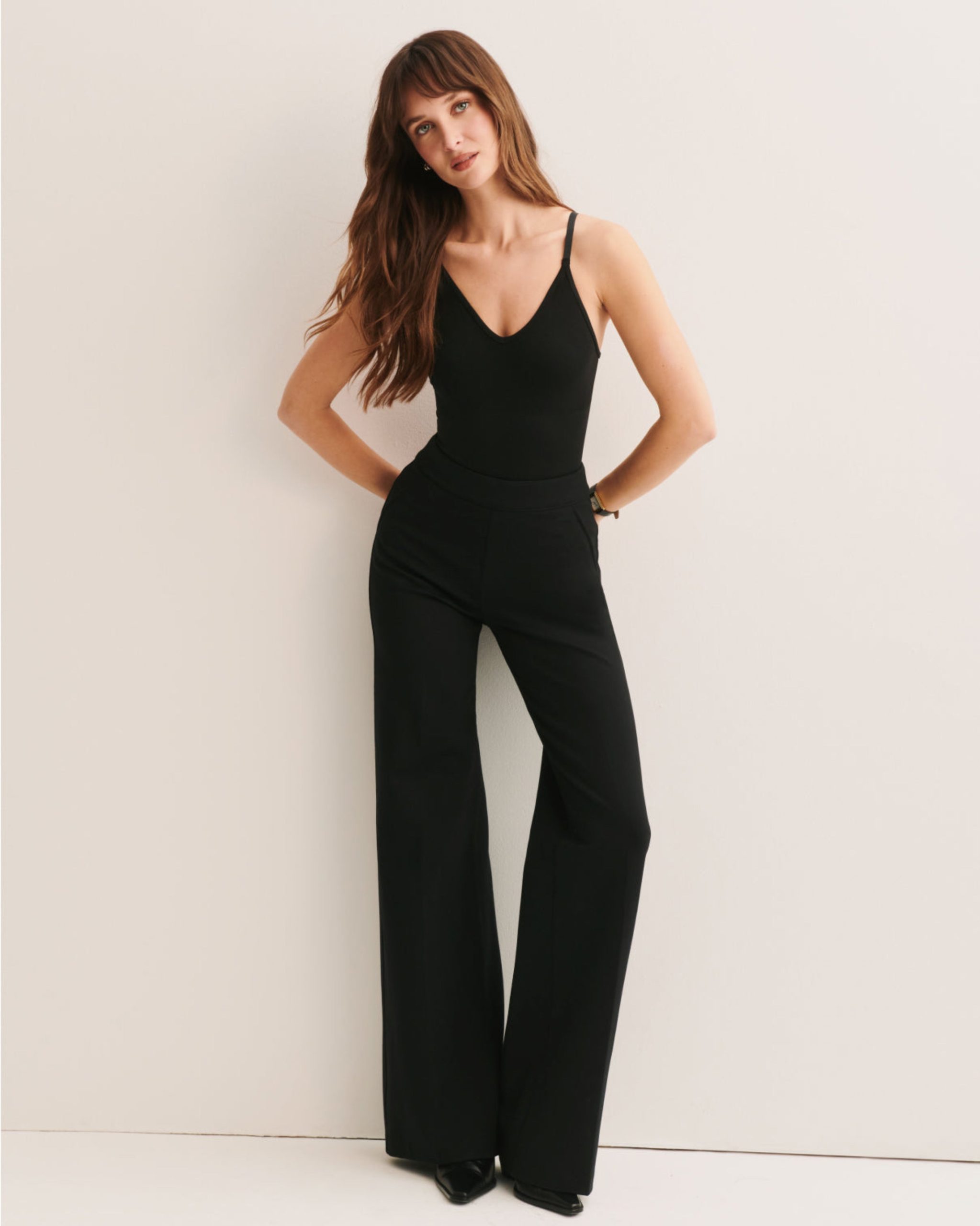 SPANXsupersmooth? PerfectFit Ponte Wide Leg Pant | Classic Black