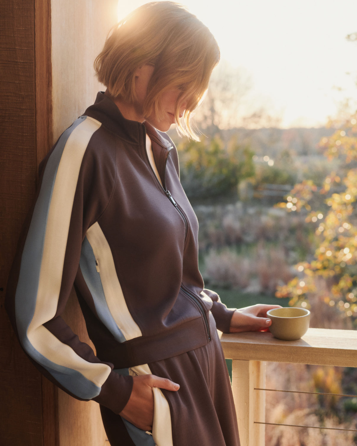 SPANX AirEssentials? Colorblock Track Jacket - Image 2