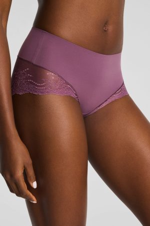 SPANXsupersmooth? Undie-tectable? Lace Hi-Hipster | Prune