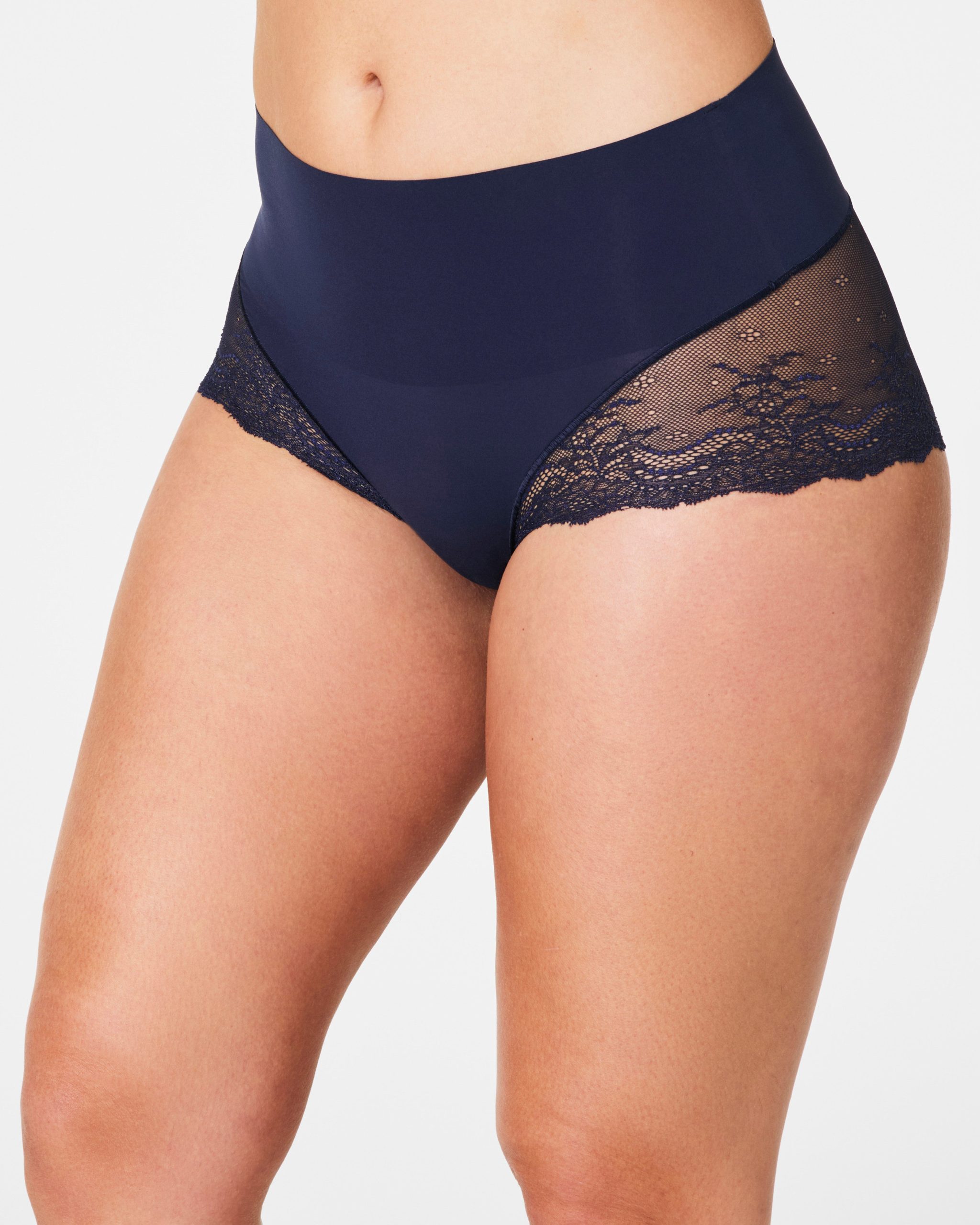 SPANXsupersmooth? Undie-tectable? Lace Hi-Hipster | Timeless Navy