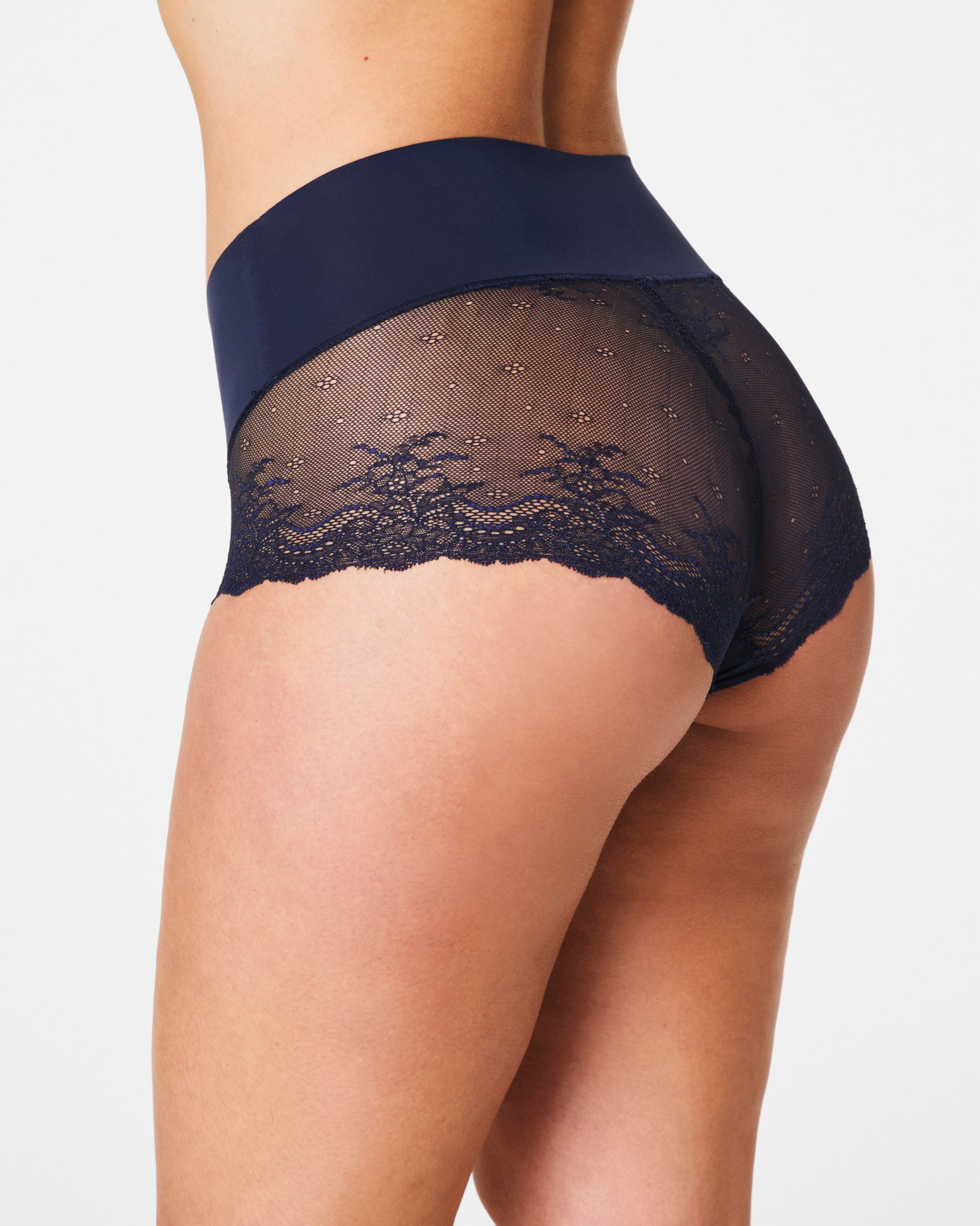 SPANXsupersmooth? Undie-tectable? Lace Hi-Hipster | Timeless Navy - Image 2