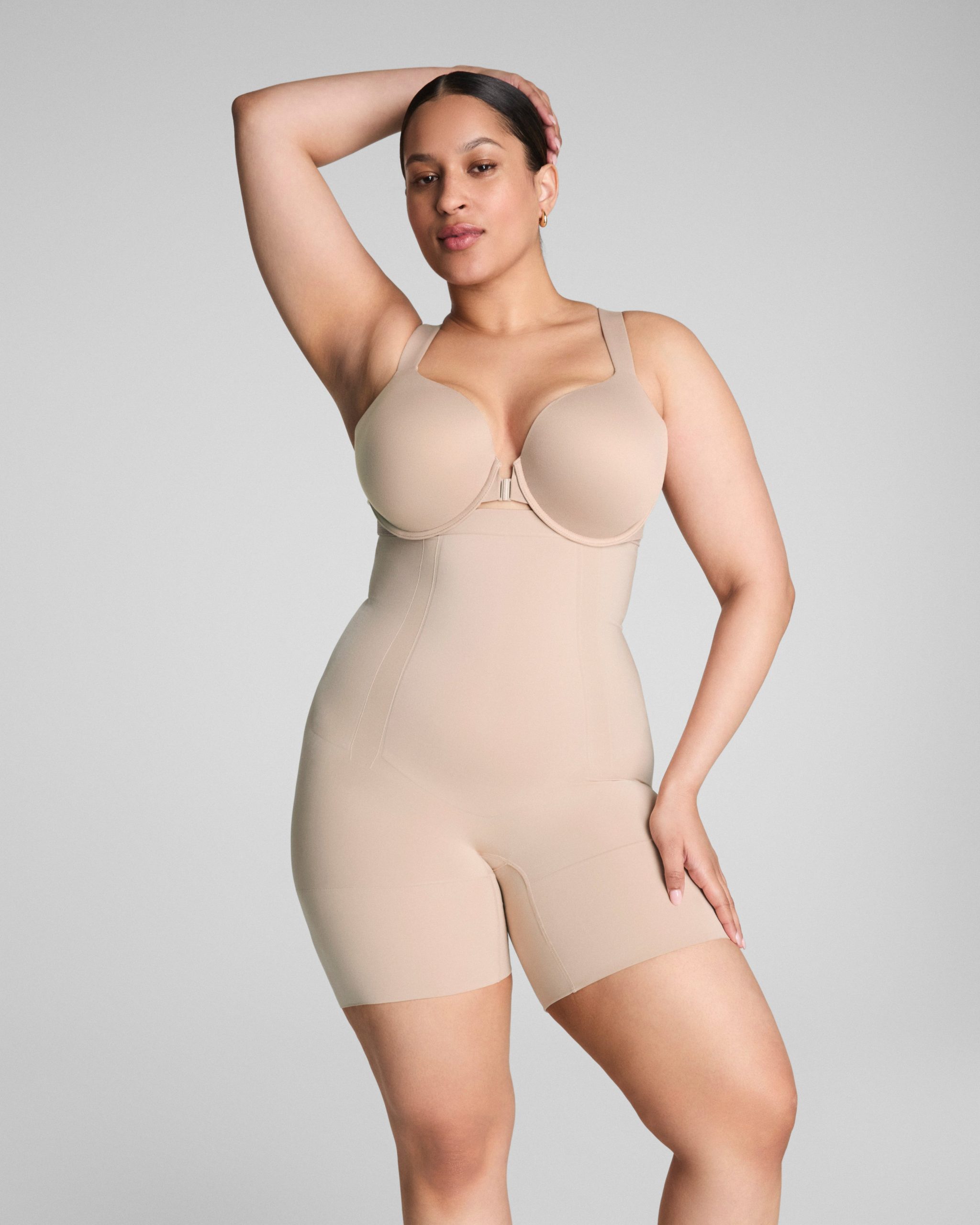 SPANXsculpt? OnCore High-Waisted Mid-Thigh Short | Soft Nude - Image 3