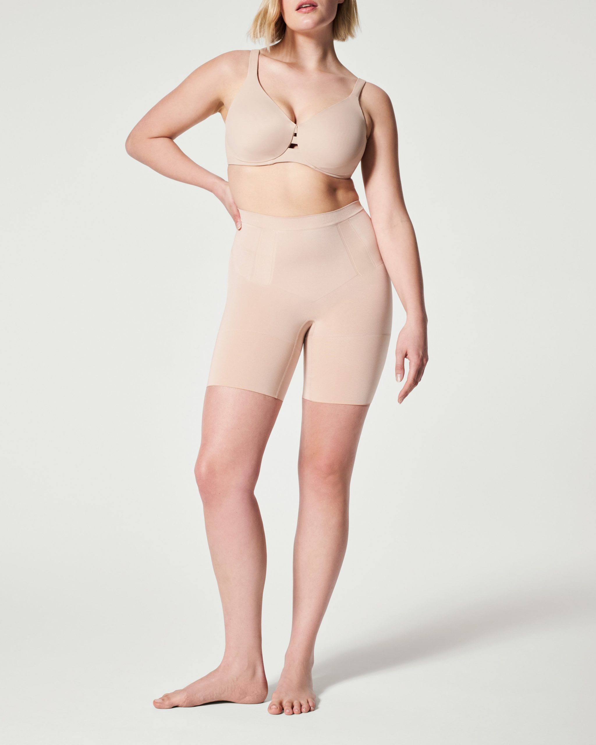 SPANXsculpt? OnCore Mid-Thigh Short | Soft Nude - Image 4