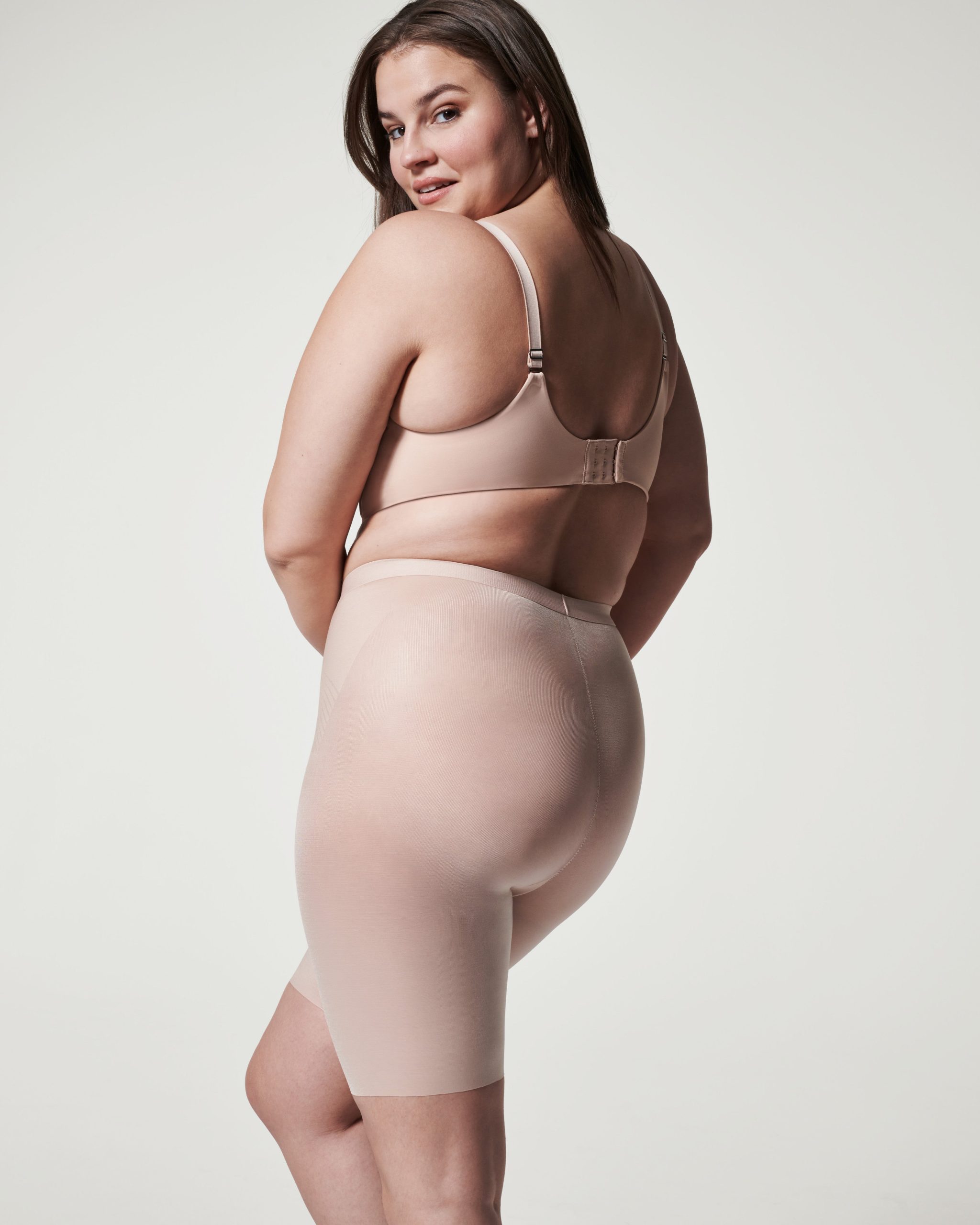 SPANXshape? Invisible Mid-Thigh Short | Champagne Beige - Image 4