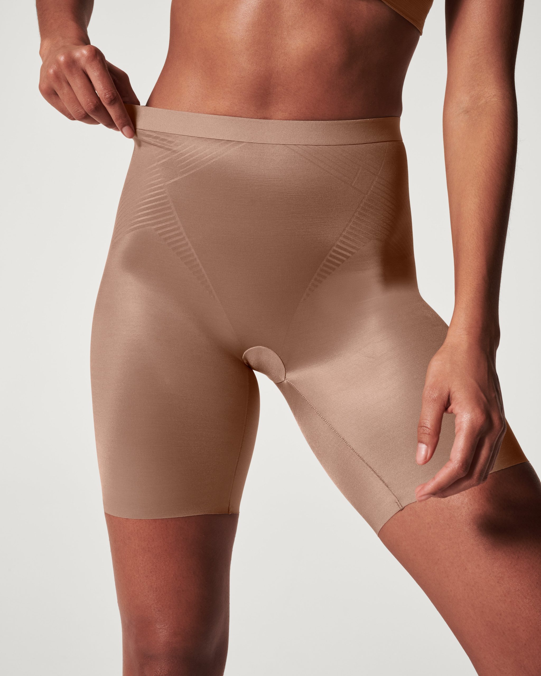 SPANXshape? Invisible Mid-Thigh Short | Cafe Au Lait - Image 4