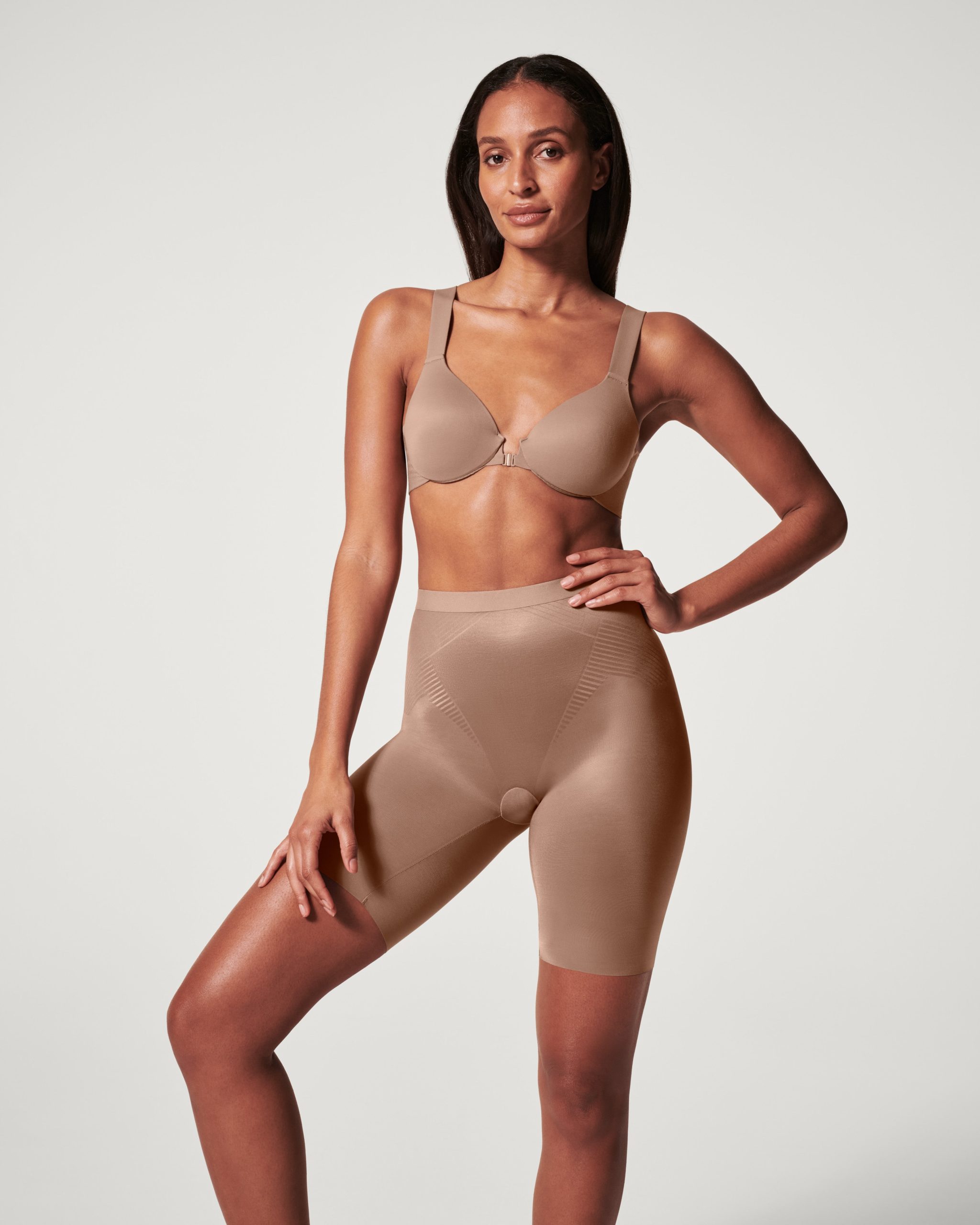 SPANXshape? Invisible Mid-Thigh Short | Cafe Au Lait
