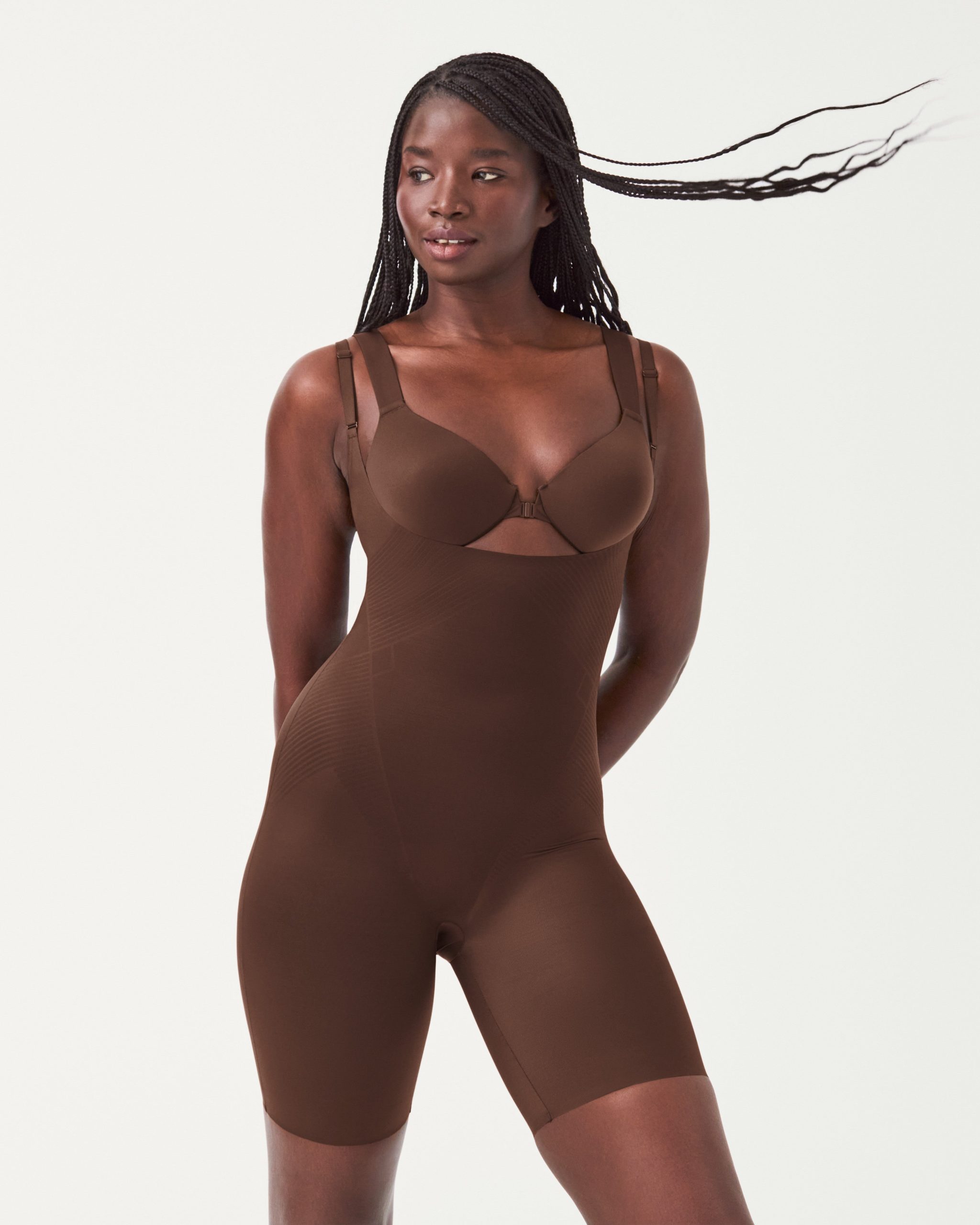 SPANXshape? Invisible Open-Bust Mid-Thigh Bodysuit - Image 4